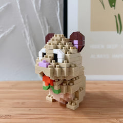 3D Cartoon Pet Friends Building Blocks, Colorful ABS Construction Toy