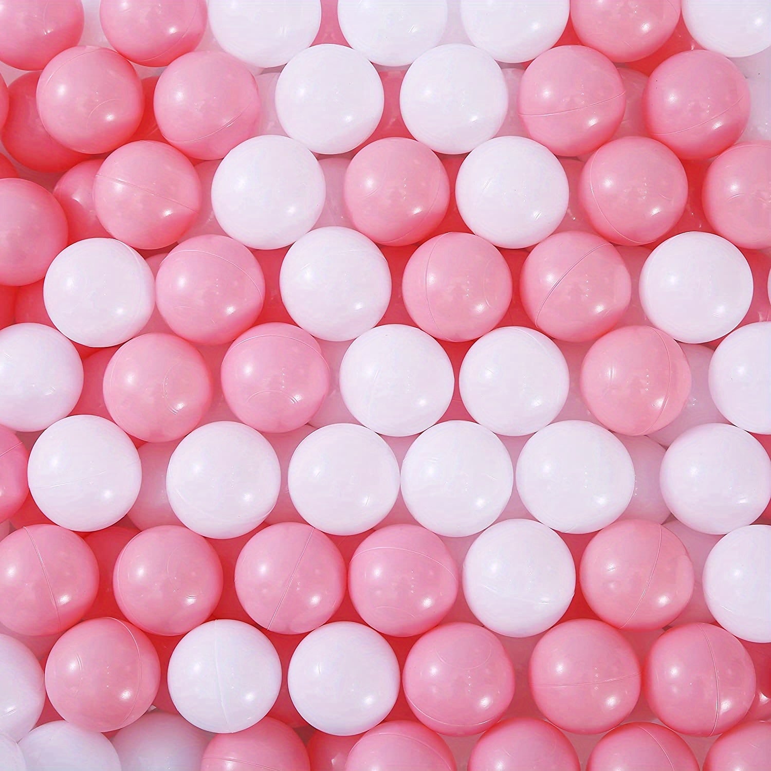 35pcs Mini Ball Pit Balls in 8 Colors Crush Proof Non Toxic for Baby Toddler