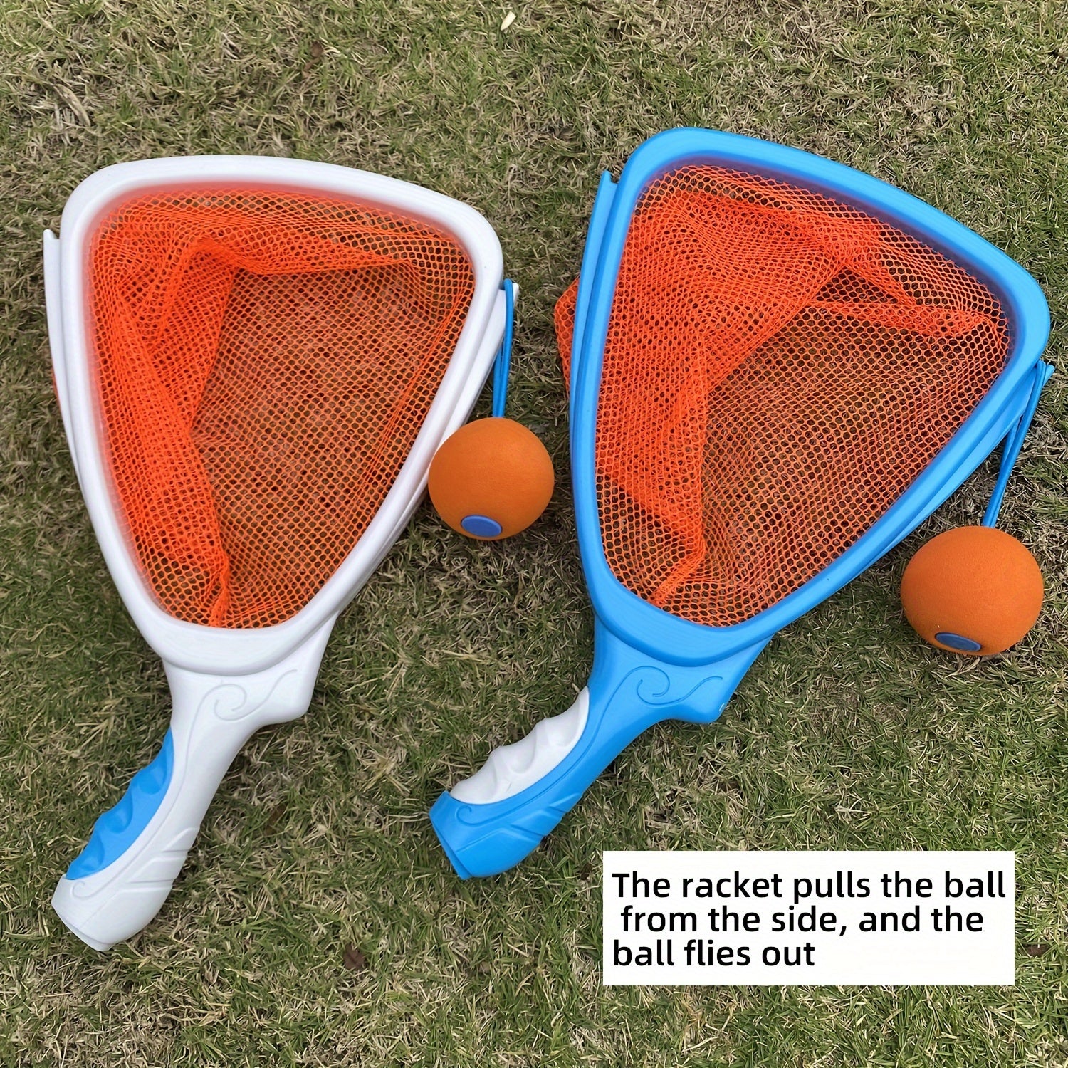 Kids Catch and Toss Ball Game Set - Outdoor Lawn Sports Playset for Children