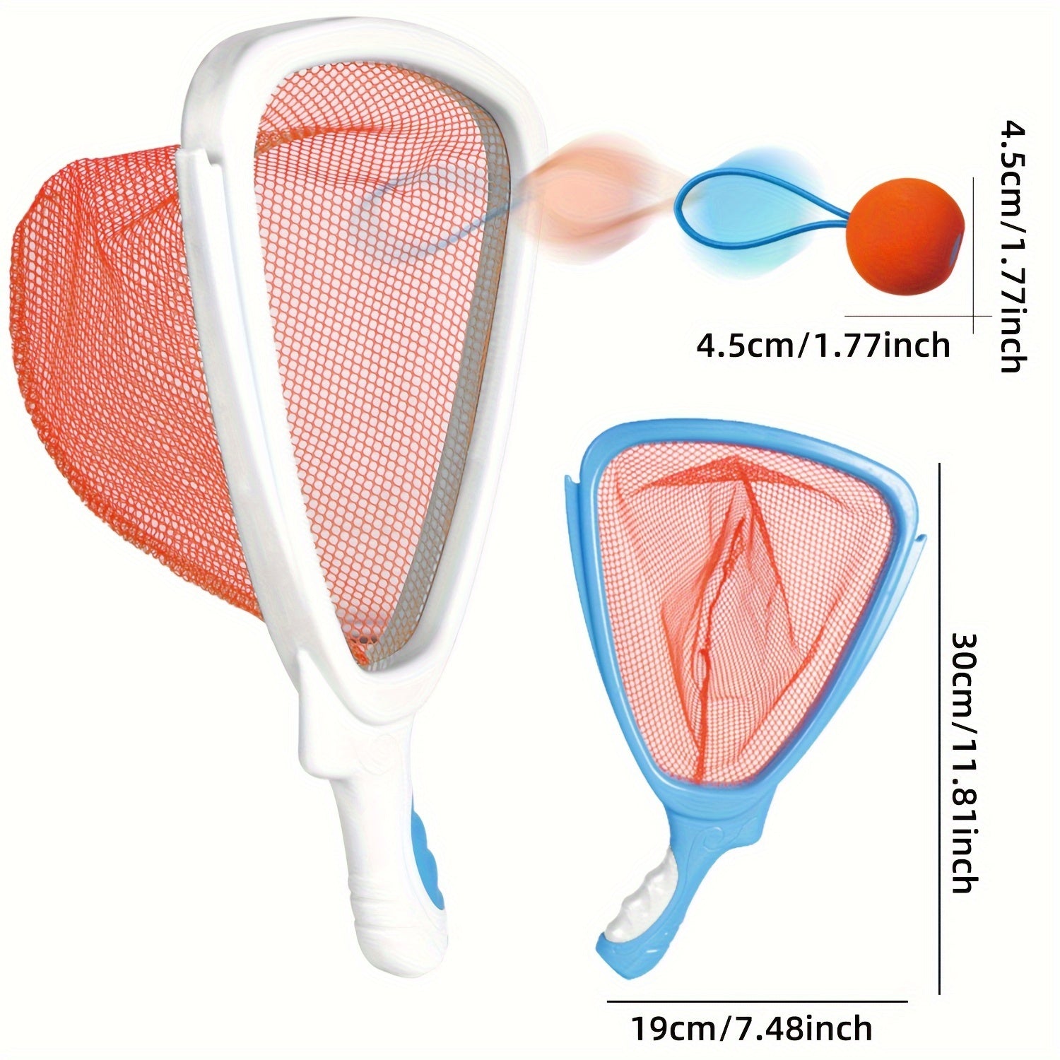 Kids Catch and Toss Ball Game Set - Outdoor Lawn Sports Playset for Children