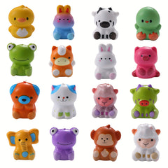 18Pcs Mini Animal Squishy Toys Party Favors Gift Game Prizes Toys