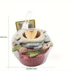 Cartoon Fish Stacking Cups Set for Kids Bath & Pool Play