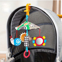 Plush Umbrella Wind Chime Bed Bell Stroller Pendant Comfort Toy
