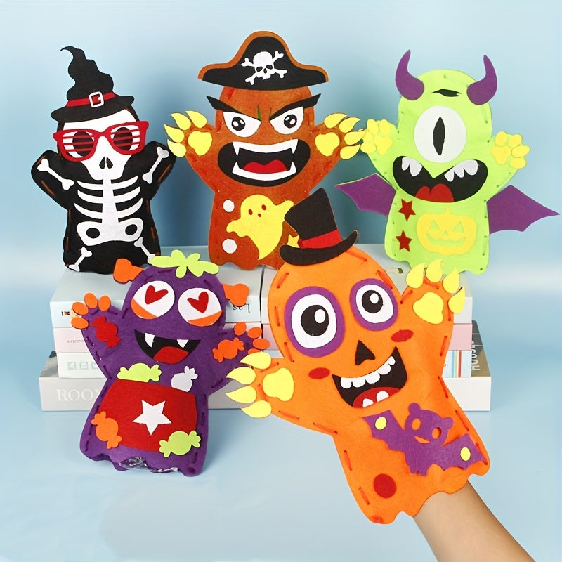 Halloween Cartoon Puppet DIY Kit for Kids