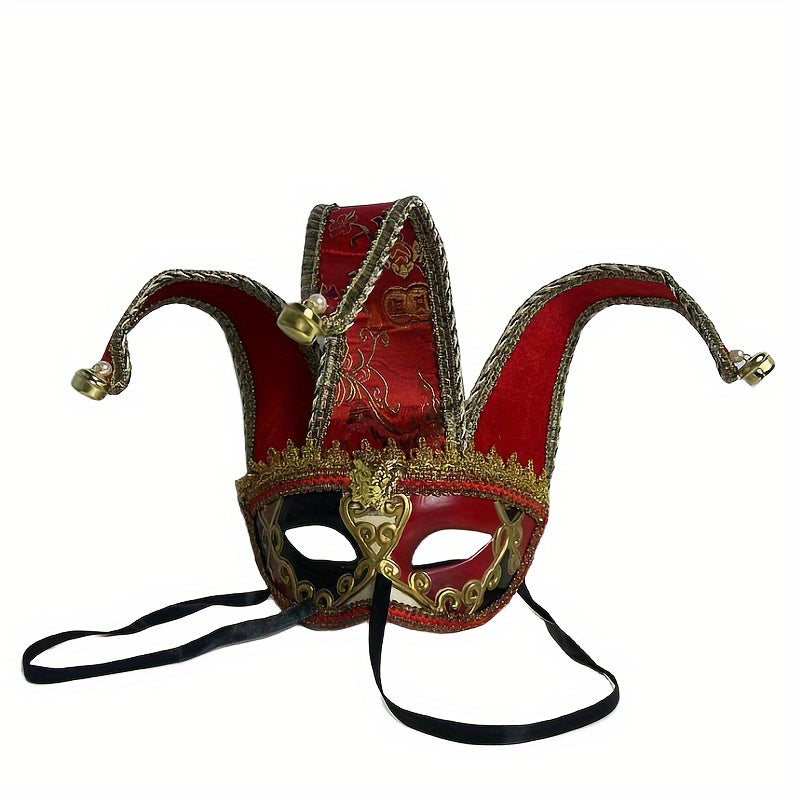 Venetian Style Halloween Mask - Durable Plastic