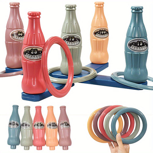 Ferrule Ring Game Set for Kids & Adults, Indoor Outdoor Fun Yard Game