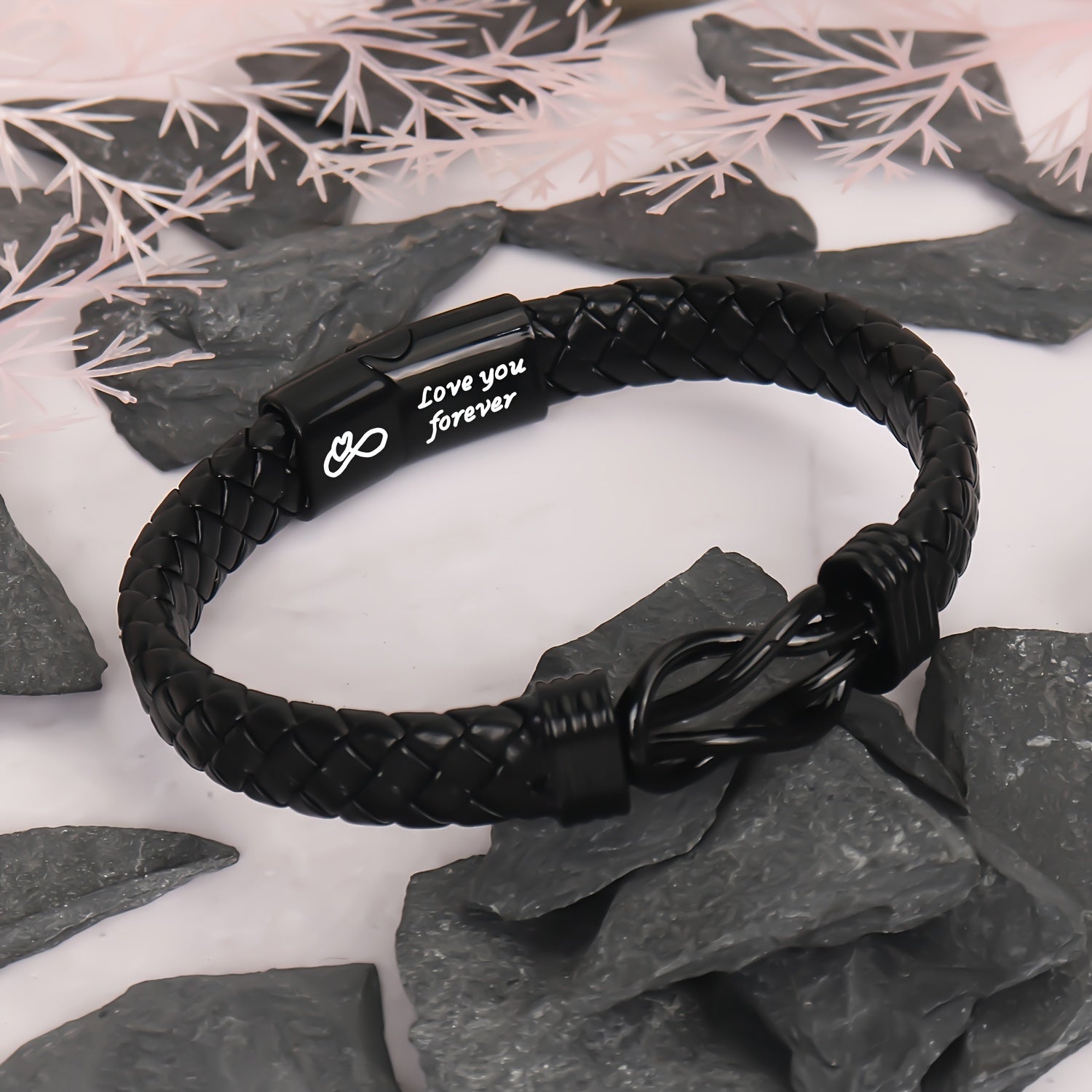 Men's Love Message Bracelet - Ideal Gift for Christmas