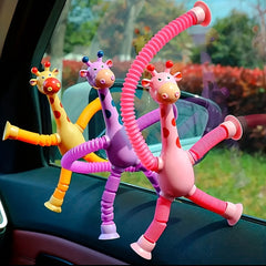 Flexible Suction Cup Giraffe Toy for Kids