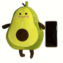 Avocado Plush Toy Stuffed Animal Pillow Soft Polyester Blend Gift for Youngsters