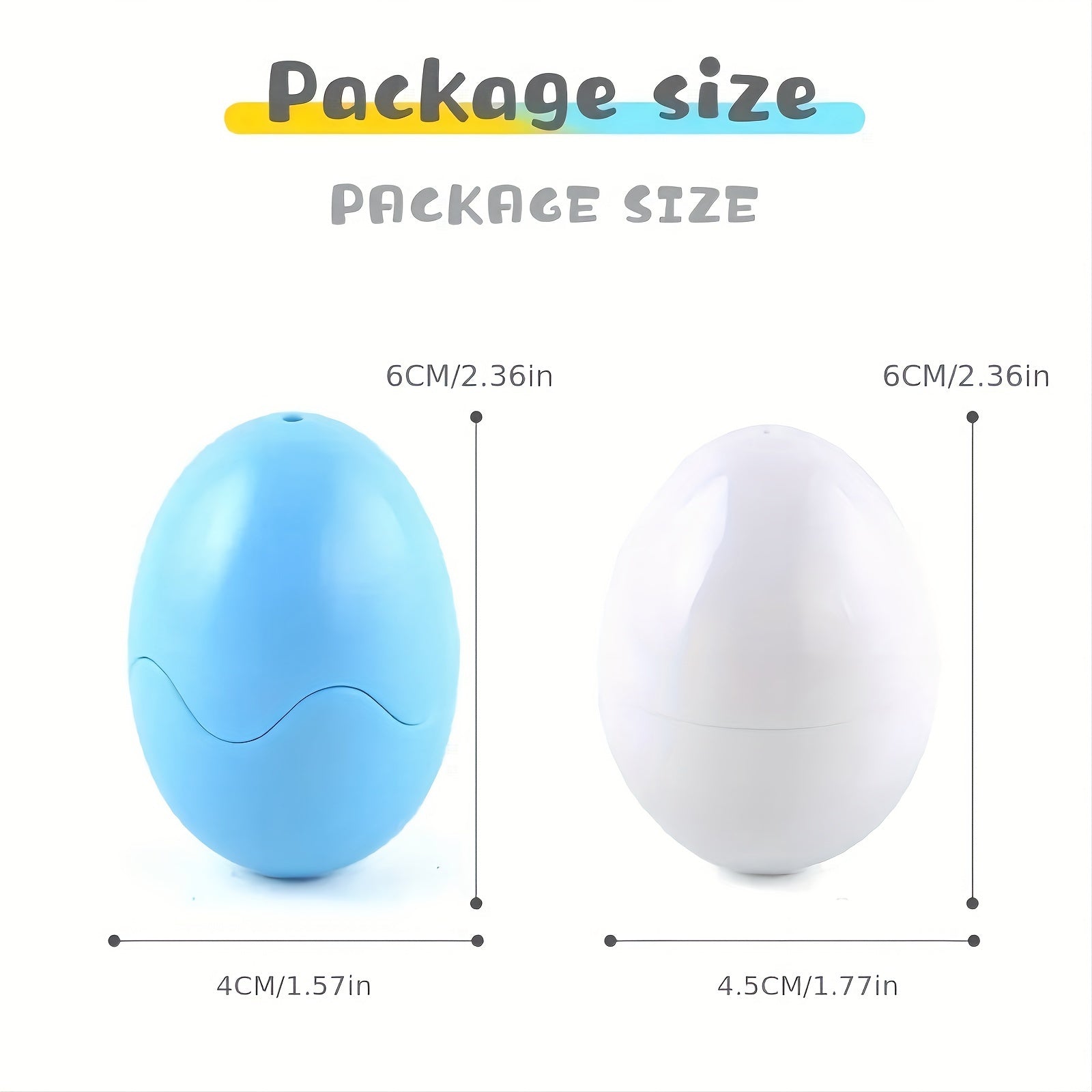 6pcs Egg Puzzle Toys Color Shapes Matching 3D Mathematics Toy Gift