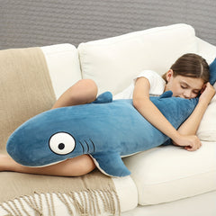 121cm Big Shark Plush Hugging Pillow Ocean Fish Doll Gift