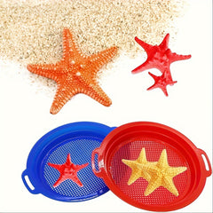 4pcs Beach Sand Sifters Shark Tooth for Treasure Exploration