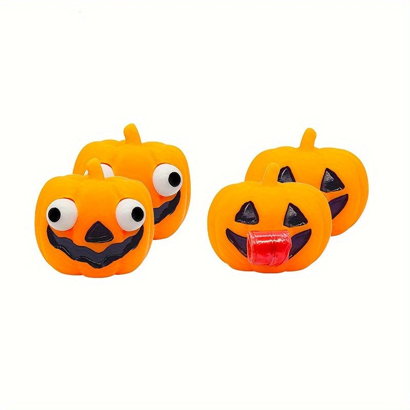 4Pcs Halloween Pumpkin Playthings - Fun Party Accessories for Kids