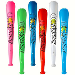 6pcs PVC Inflatable Baseball Sticks for Indoor and Outdoor Sports