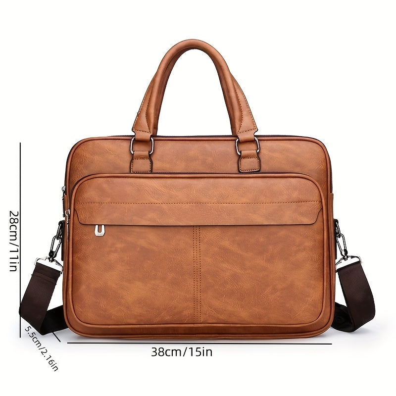 Stylish Waterproof Handbag with Laptop Compartment