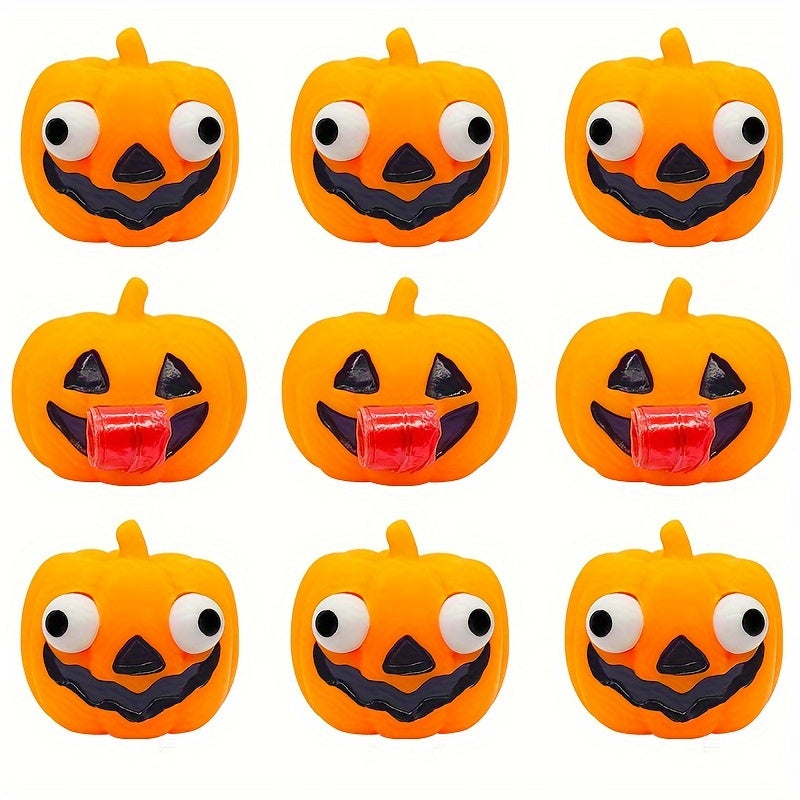 4Pcs Halloween Pumpkin Playthings - Fun Party Accessories for Kids