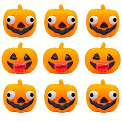 4Pcs Halloween Pumpkin Playthings - Fun Party Accessories for Kids