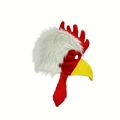 Funny Rooster Chicken Hat Mask for Adults Farm Cosplay Costume Accessory