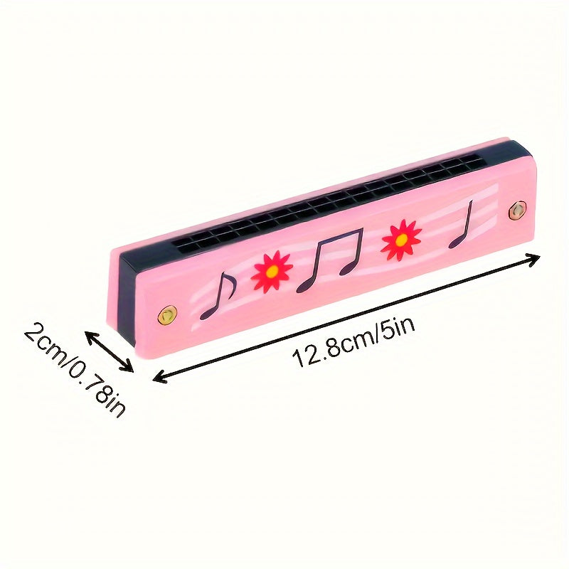 16 Hole Harmonica Toy Instrument for Kids, Musical Toy for 3-6 Years