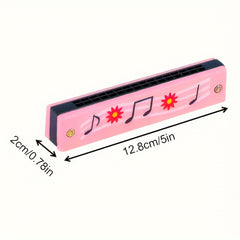16 Hole Harmonica Toy Instrument for Kids, Musical Toy for 3-6 Years