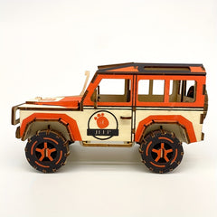 Wooden 3D Puzzle Cottages All Terrain Vehicle Models Kit