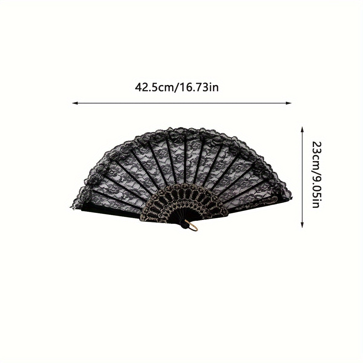 Hanfu Tassel Fan Retro Lace Folding Fan
