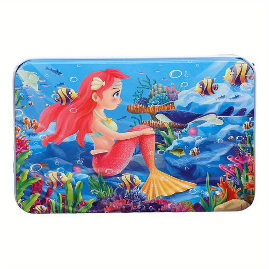 60 Piece Iron Tin Puzzle Animal & Dinosaur Designs for Kids 3-6