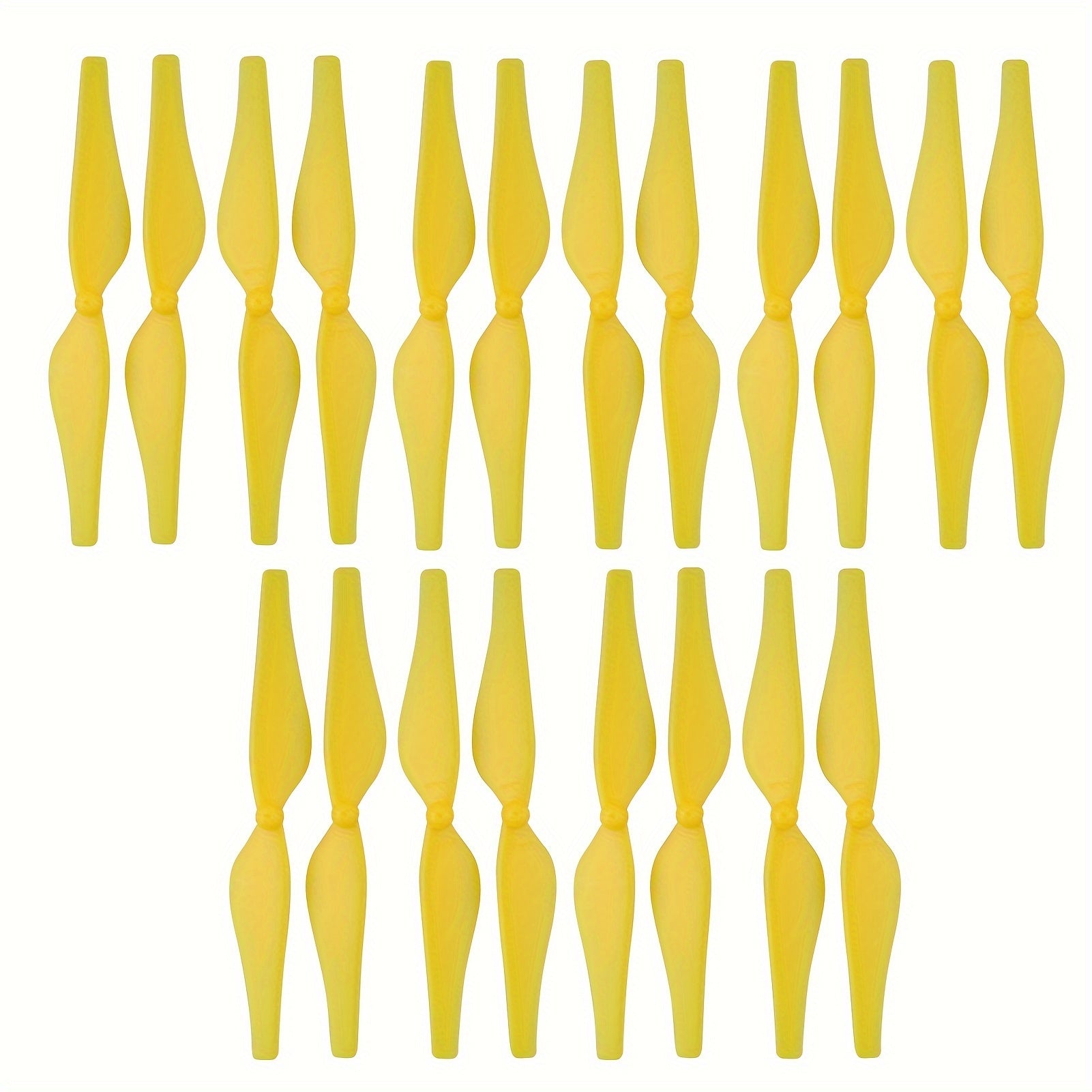 20pcs Quadcopter Drone Propeller Spare Parts Yellow