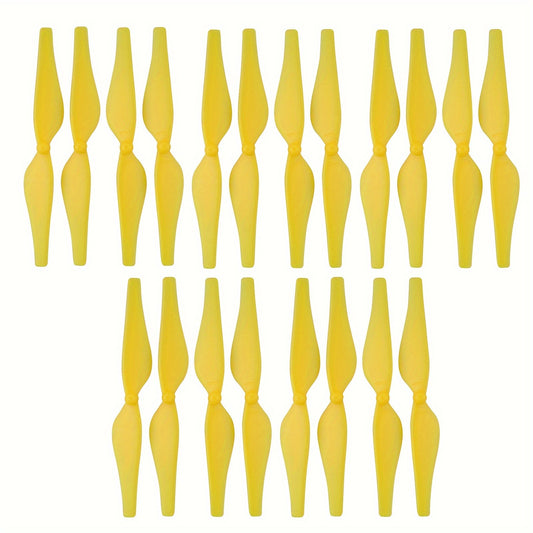 20pcs Quadcopter Drone Propeller Spare Parts Yellow