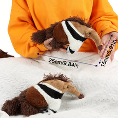8in Anteater Plush Toy Soft Animal Doll Gift