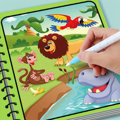 Magic Water Painting Book for Kids Reusable Educational Learning Toy