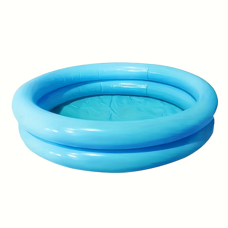 Compact Inflatable Swimming Pool Durable PVC Double Layer Round