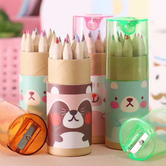 12pcs Bear Pencils for Student Gift