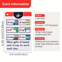 Phonics Flashcards CVC Words Educational Games