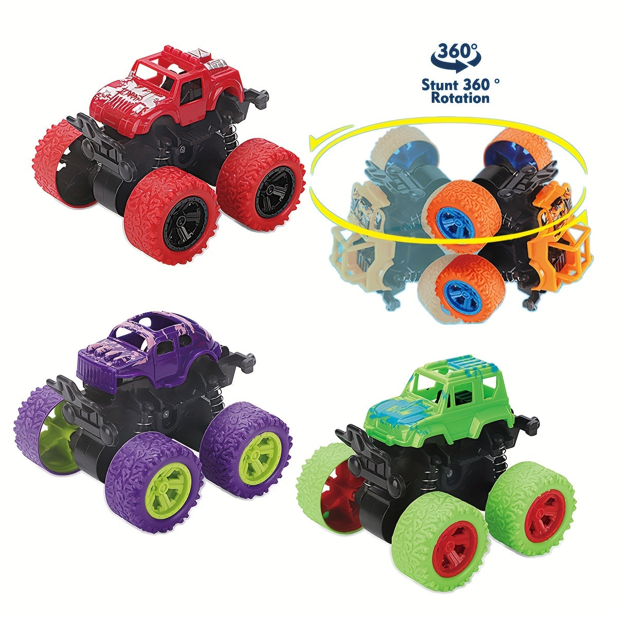 360 Stunt Off-road Stunt Car Inertial Toy Halloween Gift