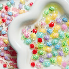 50pcs Mini Turtle Night Light Toy Set with Gift Bag Resin Duck Realistic Party