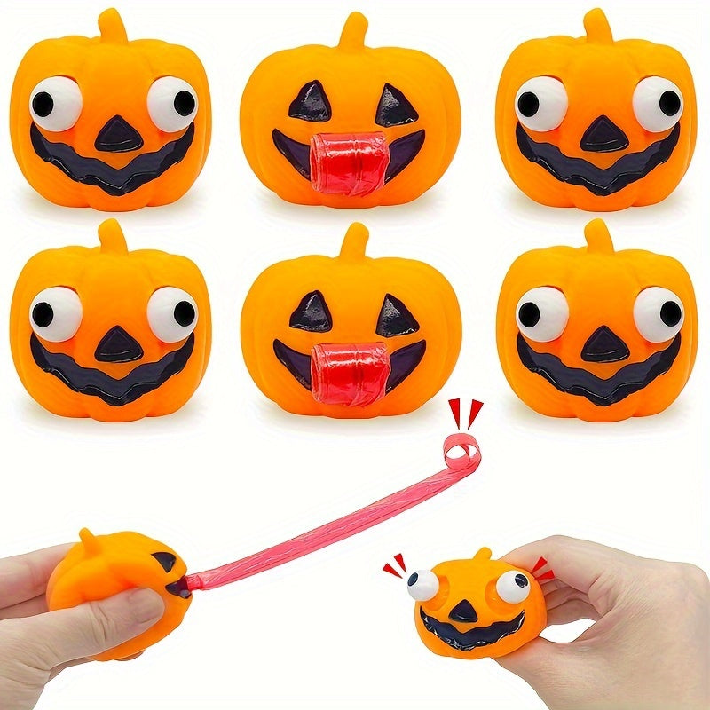 4Pcs Halloween Pumpkin Playthings - Fun Party Accessories for Kids