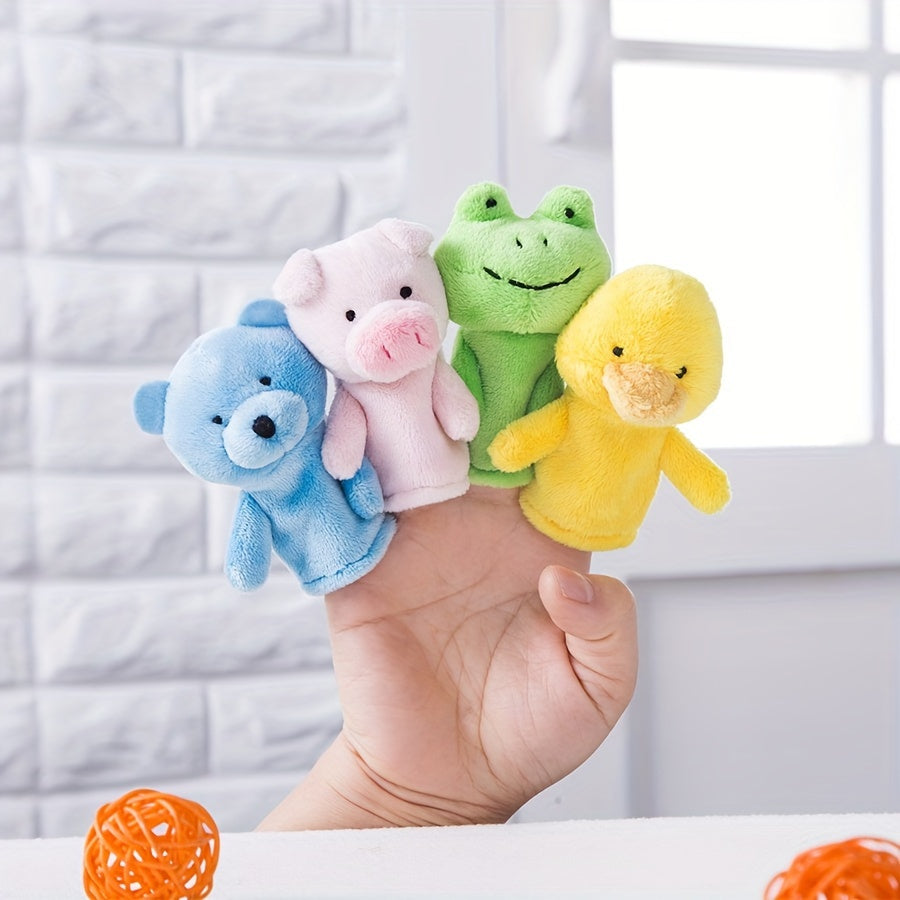 Justbecause Finger Puppets - Adorable Animal Friends for Early Learning