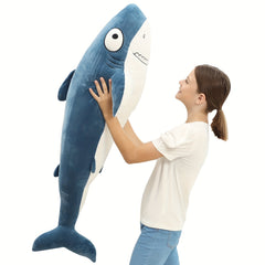 121cm Big Shark Plush Hugging Pillow Ocean Fish Doll Gift