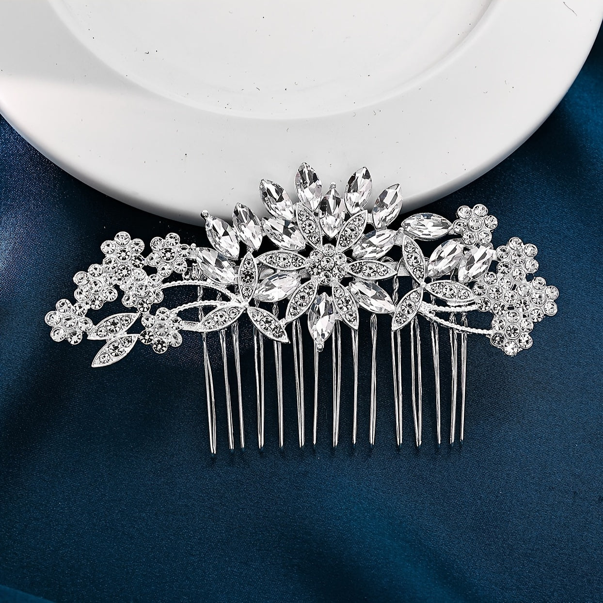 Romantic Flower Hair Comb Girls Party Wedding Supplies