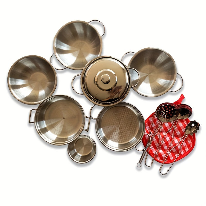 Kids Mini Stainless Steel Kitchen Set