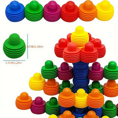 Plastic Stacking Rings Toy for Kids 3-6 Years
