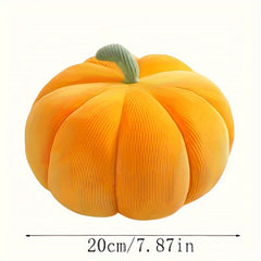 Molutian Fluffy 3D Pumpkin Plush Pillow for Halloween & Thanksgiving Decor