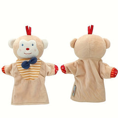 Christmas Animal Hand Puppet Plush Toy Doll Small Monkey Frog Duck