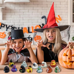 Halloween Rubber Duckies 12-24pcs Ideal for Party Favors & Decorations