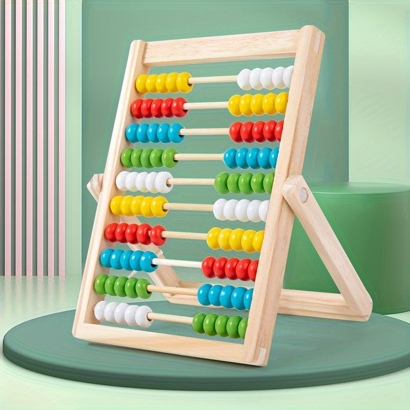 Colorful Bead Arithmetic Abacus for Math Learning