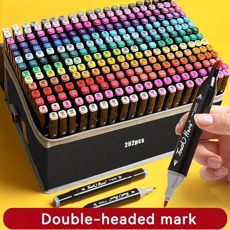 Non-Toxic Fabric Markers Set 48 Colors Machine Washable for Canvas T-Shirts