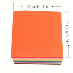 40pcs 1mm Nonwoven Felt Fabric for Home Decoration Sewing Dolls