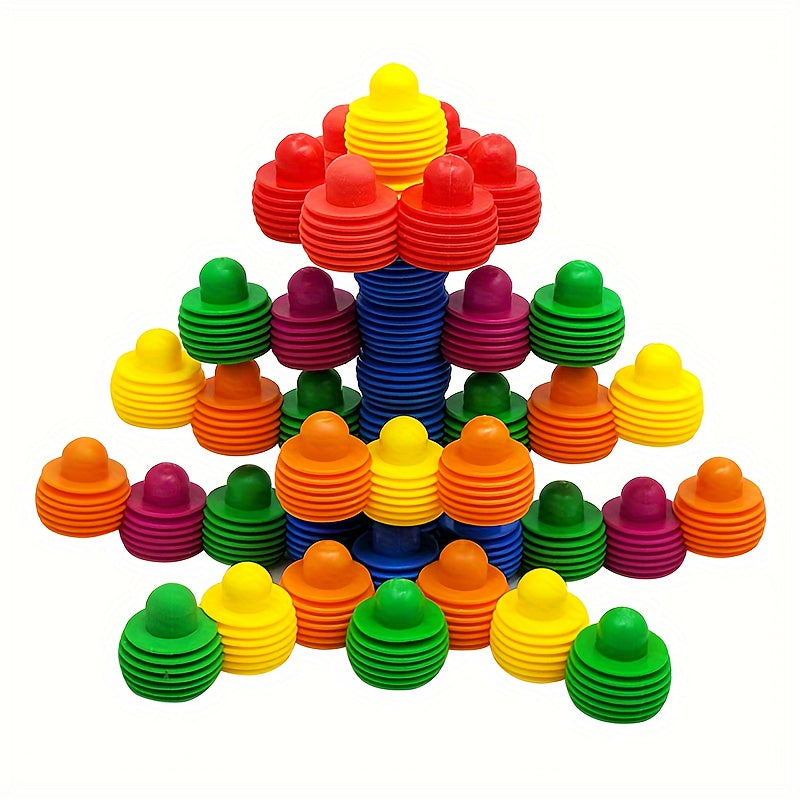 Plastic Stacking Rings Toy for Kids 3-6 Years