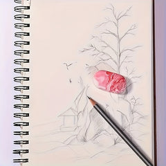 3 Pcs Marble Pencil Erasers Large TPU Rubber Erasers for School And Art